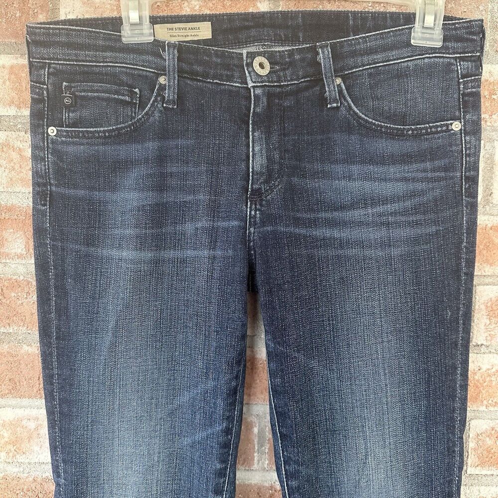 AG Adriano Goldschmied Stevie Ankle Slim Straight Jeans Size 28 - Picture 3 of 8